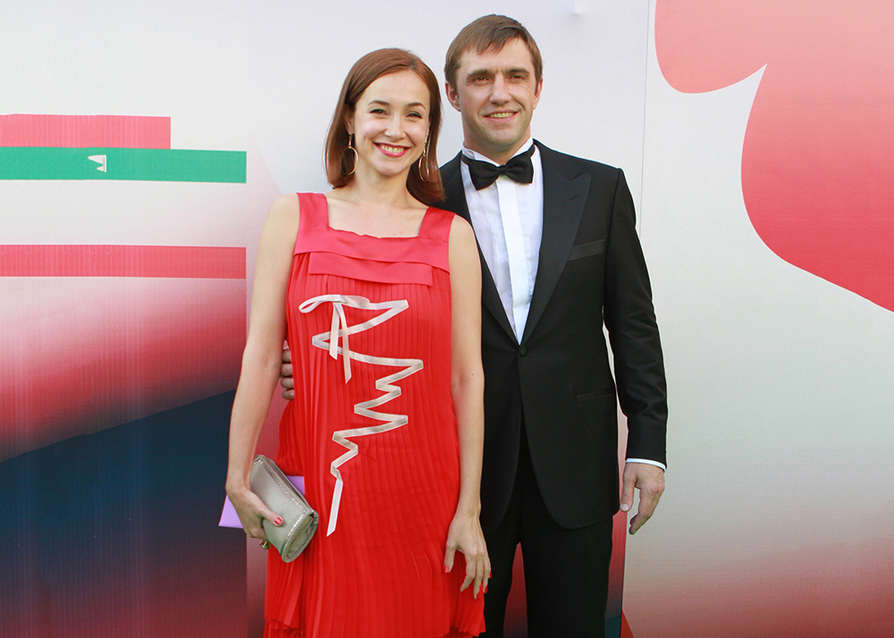 Актёры Владимир Вдовиченков и Ольга Филиппова. Фото © ТАСС / Юрий Самолыго