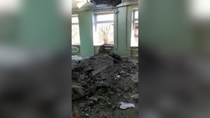 Появилось видео из детского сада в Макеевке, который обстреляли ВСУ