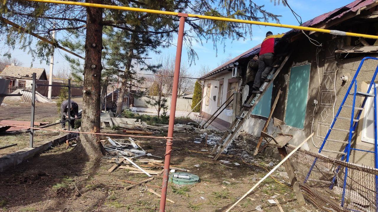 Последствия обстрела ВСУ по Донецку. Фото © Telegram / Народная милиция ДНР