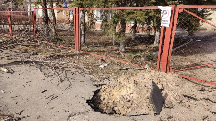 Последствия обстрела ВСУ по Донецку. Фото © Telegram / Народная милиция ДНР