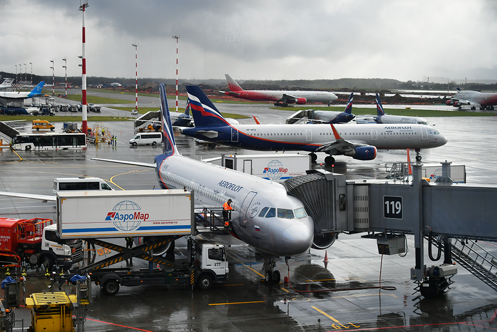 Самолёты в аэропорту Шереметьево. Фото © ТАСС / Павел Кассин
