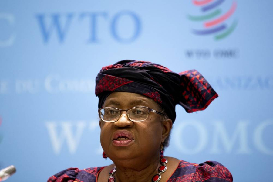 <p>Глава Всемирной торговой организации (ВТО) Нгози Оконджо-Ивеала. Фото © ТАСС / EPA / SALVATORE DI NOLFI / POOL</p>