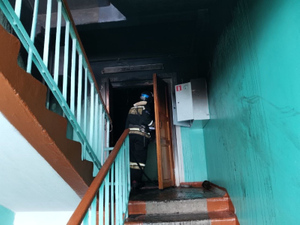 Последствия пожара в общежитии в Уфе. Фото © ГУ МЧС России по Республике Башкортостан