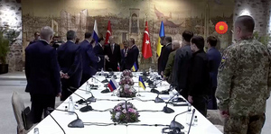 Появились первые кадры с российско-украинских переговоров в Стамбуле