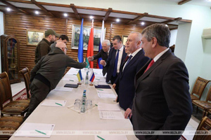 Второй раунд переговоров России и Украины. Фото © телеграм-канал BELTA