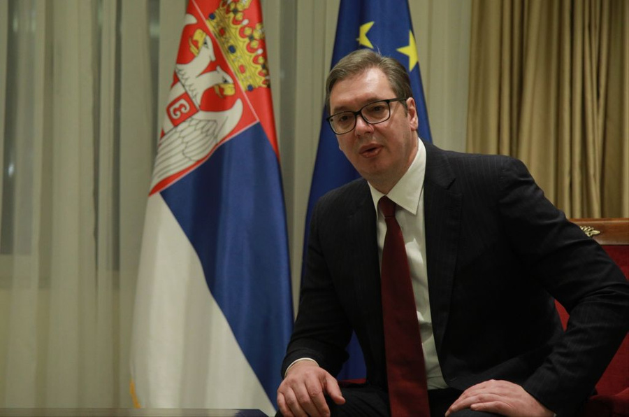 Президент Сербии Александр Вучич. Фото © Getty Images / Milos Miskov / Anadolu Agency