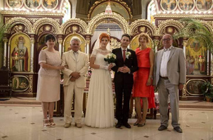 Родители Адрианны Курицел женят её брата по традициям Украинской грекокатолической церкви. Фото © facebook / Stephan Kurylets (запрещён на территории Российской Федерации)
