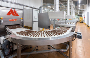 Подмосковная фабрика "Победа" запустила новую линию по производству шоколада