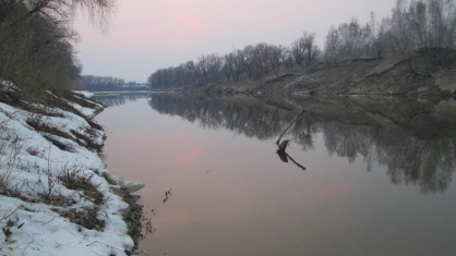 Река Ишим, где было найдено тело подростка, пропавшего осенью. Фото © СУ СК РФ по Тюменской области 