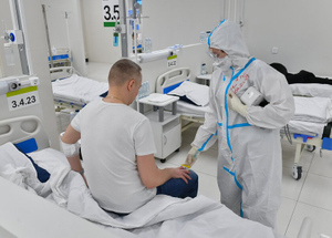 В России за сутки госпитализировали 1454 пациента с коронавирусом