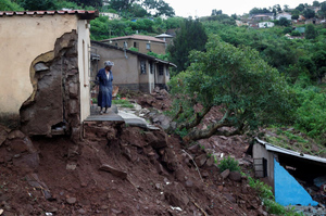 Последствия наводнения в провинции Квазулу-Натал. Фото © Twitter / Wendy_Mothata 