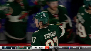 Капризов стал седьмым игроком из России, набравшим 100 очков в НХЛ