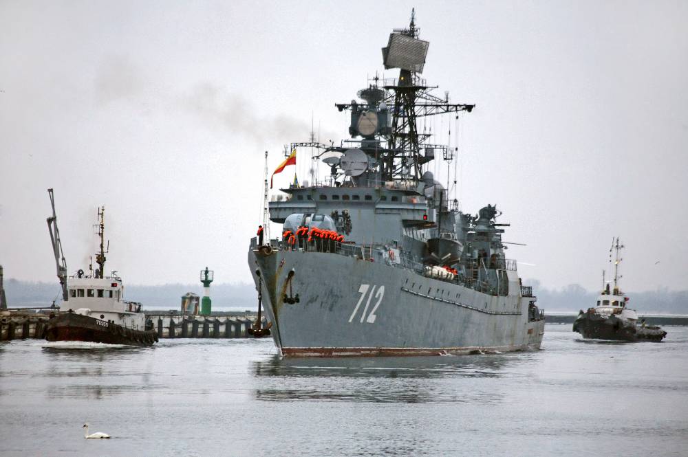 Корабль Балтийского флота Неустрашимый провёл ракетные стрельбы