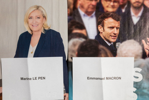 Макрон увеличил отрыв от Ле Пен на выборах президента Франции