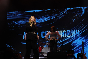 Анна Семенович выступила на концерте "Zа Россию" в Рязани