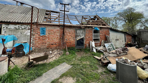 Последствия обстрела ВСУ села Головчино. Фото © Telegram / "Настоящий Гладков"