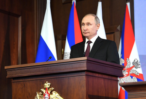 Путин: Только народ России является источником власти в нашей стране 