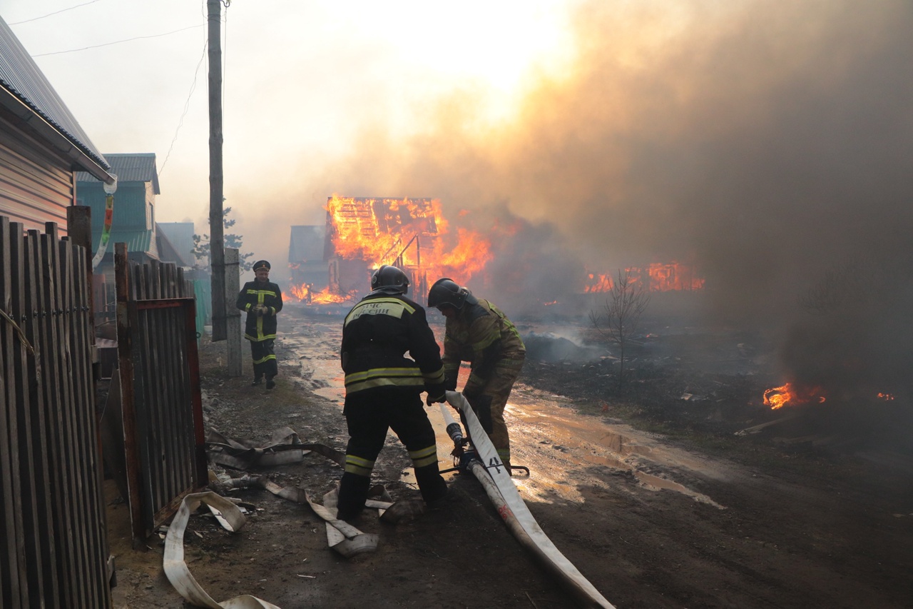 В Курганской области бушуют природные пожары, есть погибший