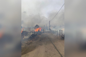 В Курганской области из-за крупного природного пожара эвакуировали 500 человек