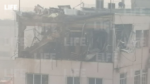 Последствия взрыва на заводе "Синтез" в Кургане. Фото © LIFE