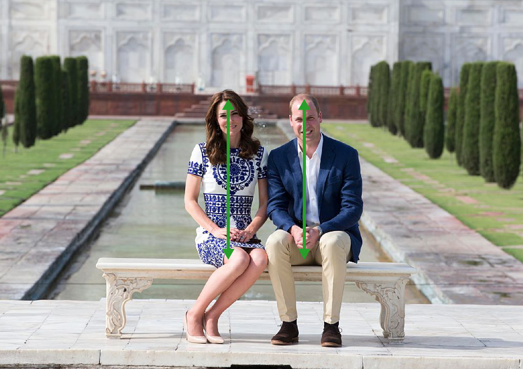 Кейт Миддлтон и принц Уильям. Фото © Getty Images / Ian Vogler - Pool