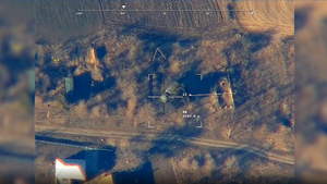 Минобороны РФ показало кадры уничтожения артиллерийского орудийного расчёта ВСУ