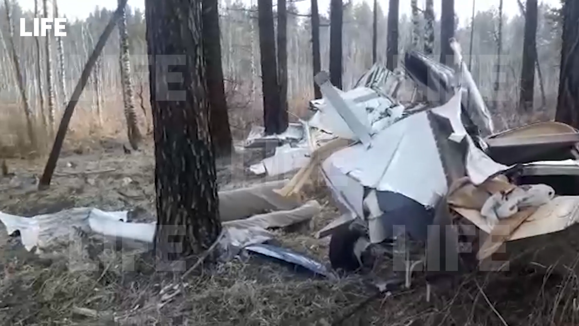 Пострадавший при падении самолёта под Красноярском находится в тяжёлом состоянии