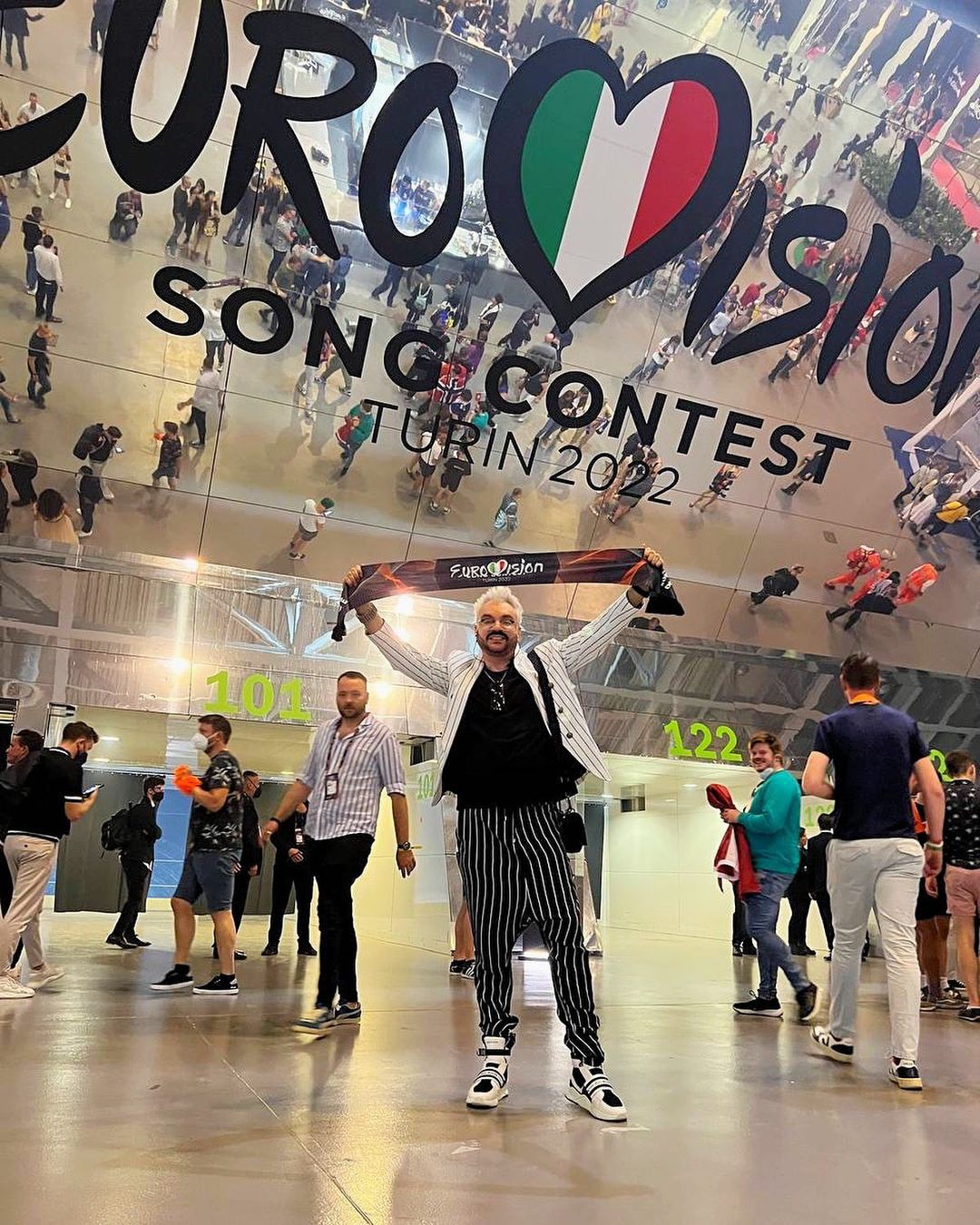 Филипп Киркоров на Евровидении-2022 в Турине. Фото © Instagram (запрещён на территории Российской Федерации) / fkirkorov