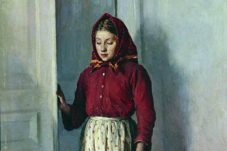 Н.А. Ярошенко, "Девушка-крестьянка", 1891 г. Изображение©Wikipedia
