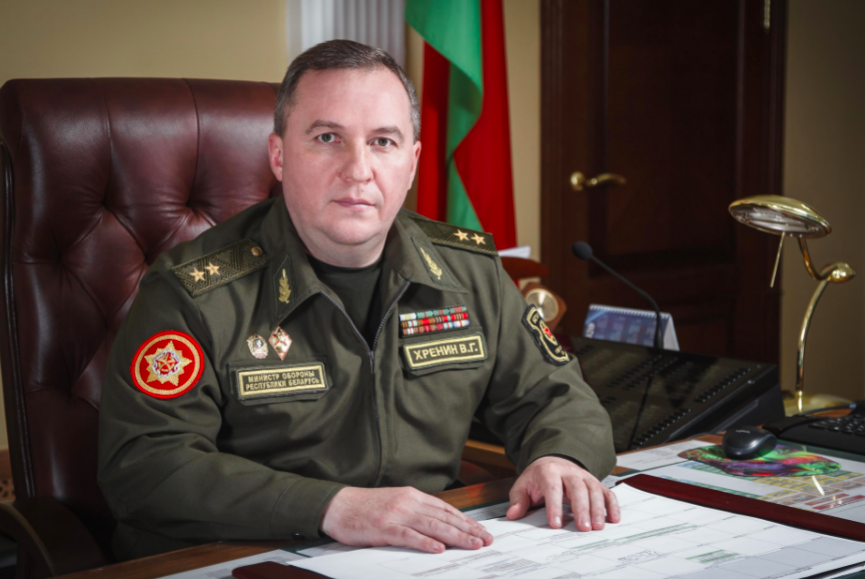 Глава Минобороны Белоруссии Виктор Хренин. Фото © mil.by