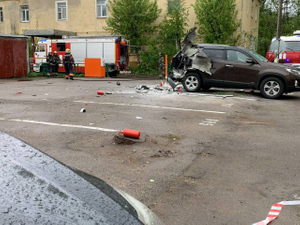 Ручной гранатомёт взорвался в багажнике машины в Мытищах, есть пострадавшие