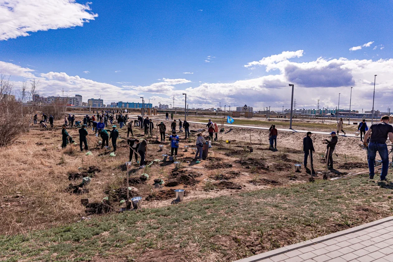 Акция в Якутии. Фото © Пресс-служба акции "Сад памяти" / Андрей Сорокин