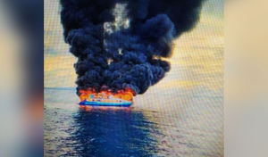 Корабль с 124 пассажирами загорелся на Филиппинах, семеро погибли