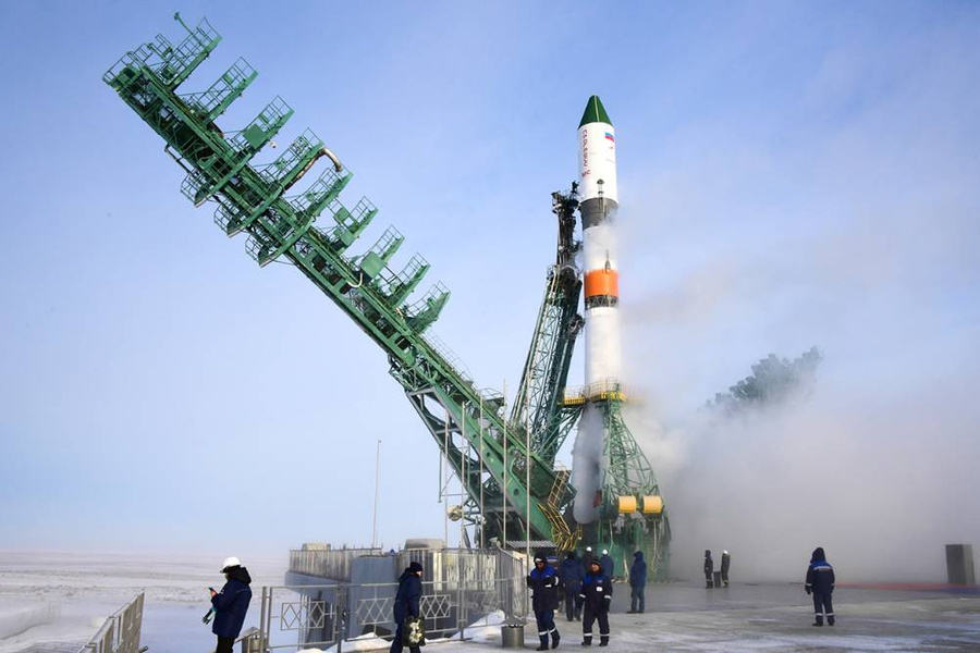 Ракета-носитель "Союз-2.1а". Фото © ТАСС / Пресс-служба ГК "Роскосмос"