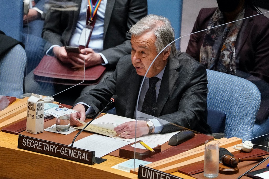 Генеральный секретарь ООН Антониу Гутерриш. © ТАСС / John Minchillo