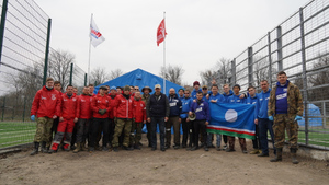 МГЕР и "Волонтёрская рота" открыли центр обучения добровольцев для отправки в Донбасс