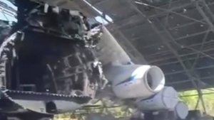 Обломки уничтоженного самолёта-гиганта Ан-225 "Мрия" вывезли на утилизацию