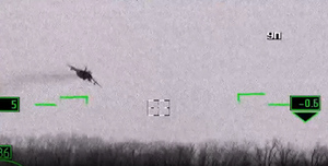 Минобороны показало удар бомбардировщика Су-24М по укреплённым позициям ВСУ