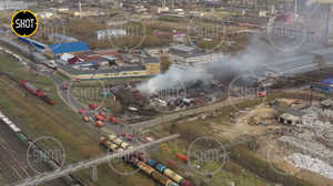 Последствия пожара в промзоне Дзержинска сняли с коптера