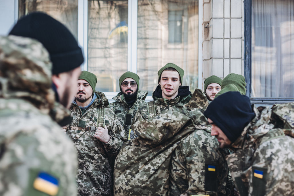 Мобилизация на Украине. Фото © Getty Images / Diego Herrera / Europa Press