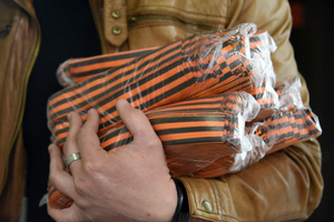 Жители освобождённого Мангуша смогли надеть георгиевские ленты впервые с 2014 года