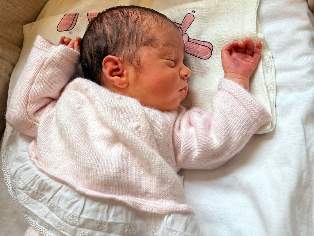 Новорождённая дочка Роналду и Родригес. Фото © Instagram (запрещён на территории Российской Федерации) / georginagio