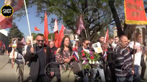 Жители Херсонской области приняли участие в шествии "Бессмертного полка"
