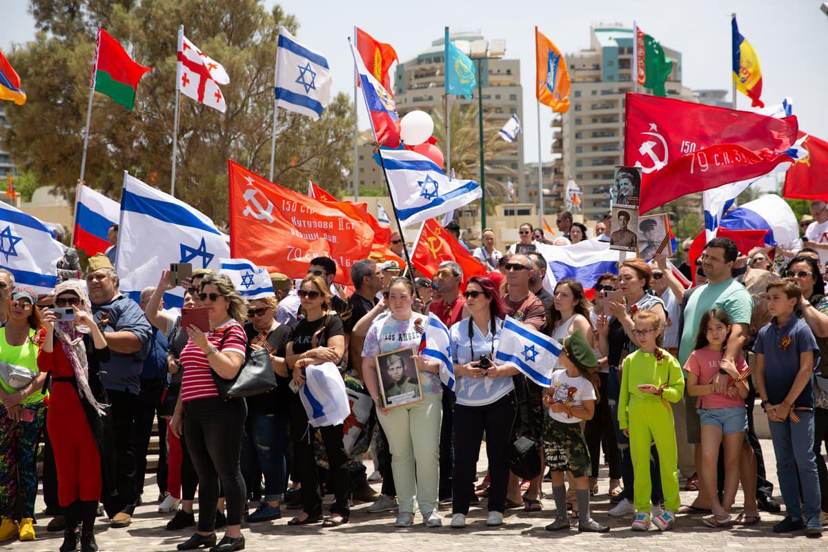 Торжественное мероприятие в честь Дня Победы в Израиле. Фото © Посольство России в Израиле