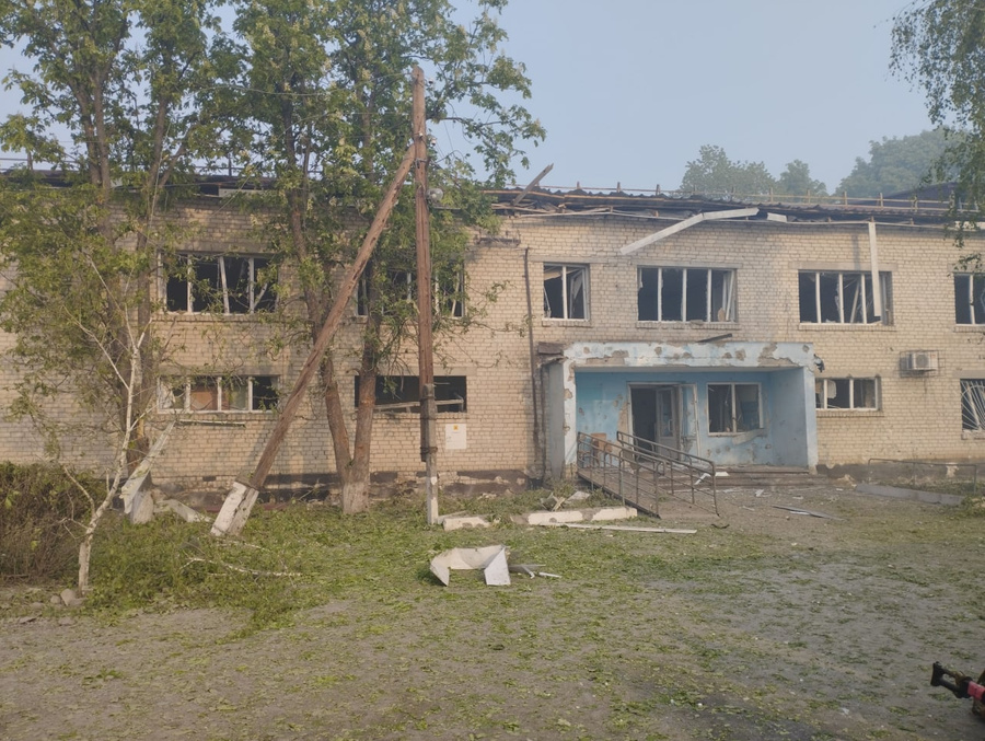 Последствия атаки ВСУ. Фото © Telegram / Народная милиция ЛНР