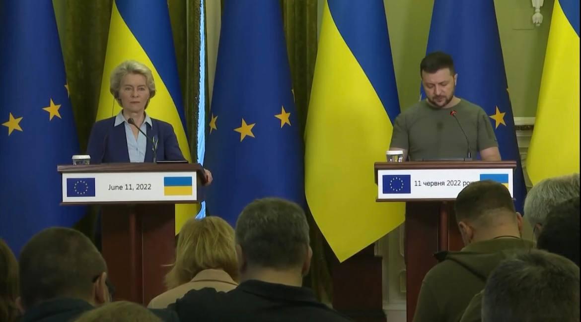 Претендент украины. Украина ЕС. Европа санкции. Глава Еврокомиссии Киев 2024.