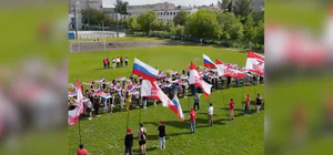 В Иванове состоялся патриотический флешмоб "Zа Россию!"