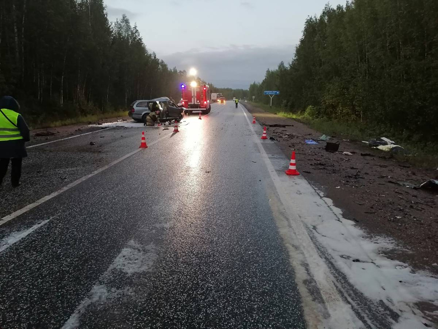 Место аварии. Обложка © УГИБДД по Свердловской области