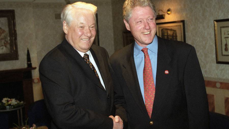 Борис Ельцин и Билл Клинтон, 1998 год. Фото © ТАСС / Александр Чумичев