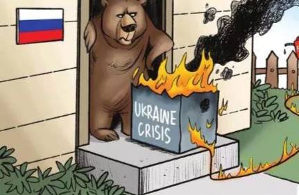 МИД Китая карикатурой указал на попытки  США разжечь конфликт на пороге России